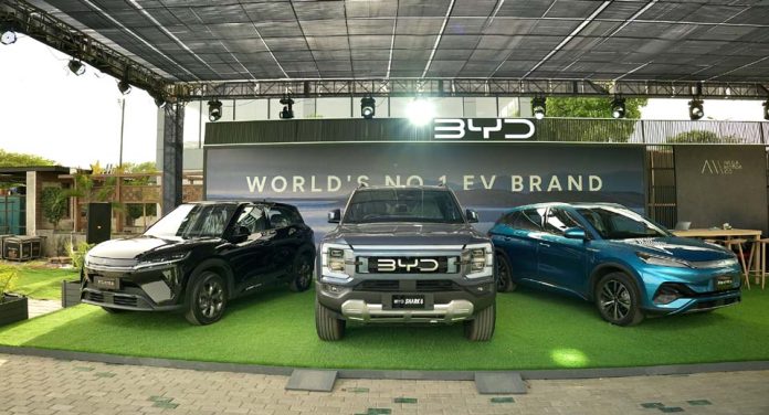 BYD Pakistan comes to Sialkot to showcase its NEV ra​nge