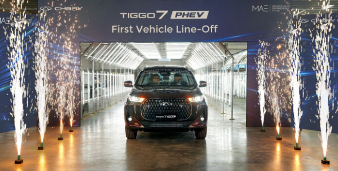 Chery Master Pakistan Rolls Off Locally Assembled Tiggo 7 PHEV, Expands PHEV SUV Lineup